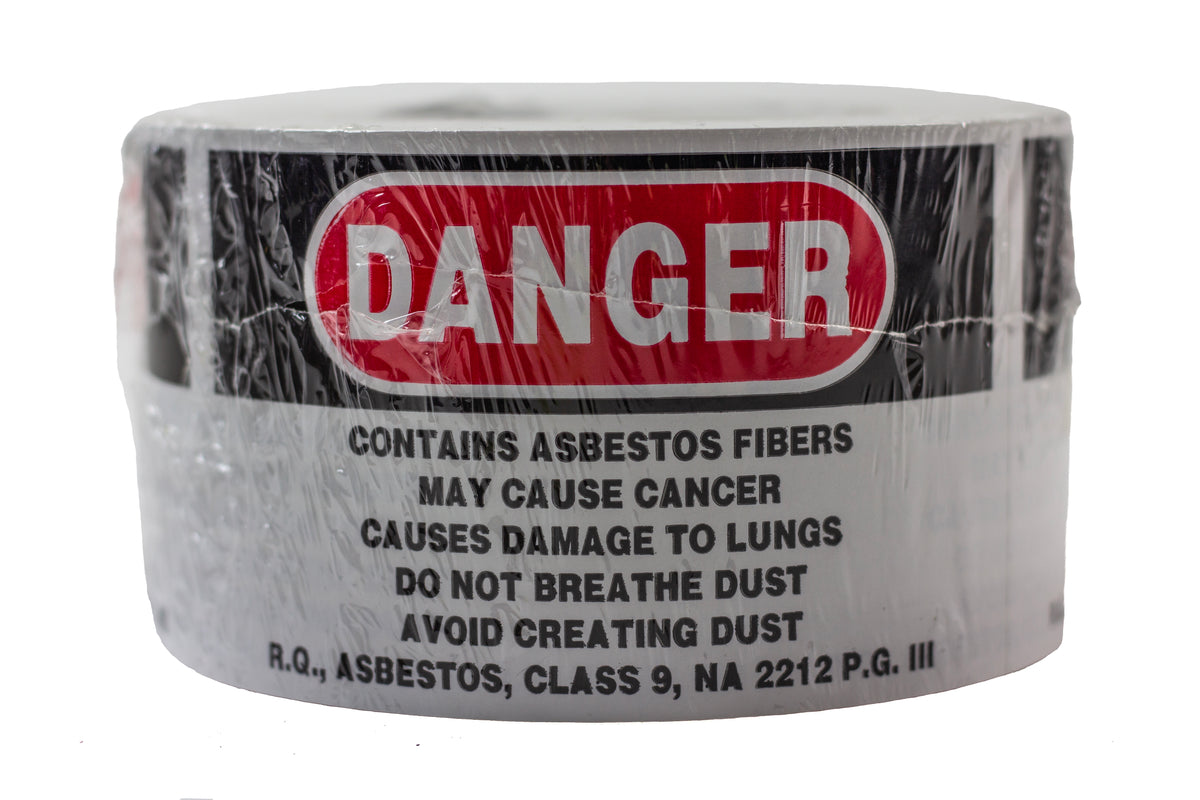 Danger Asbestos Label