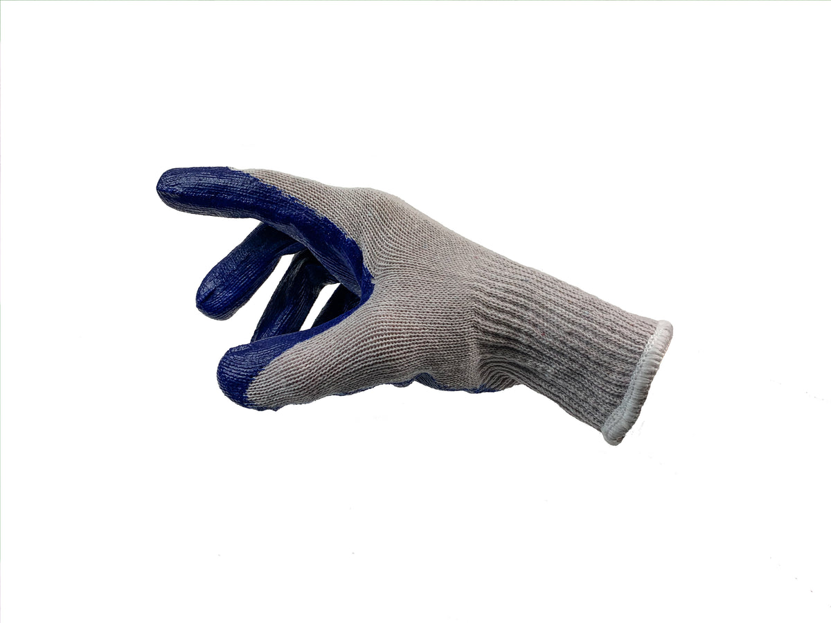 Knit Latex Palm Gloves