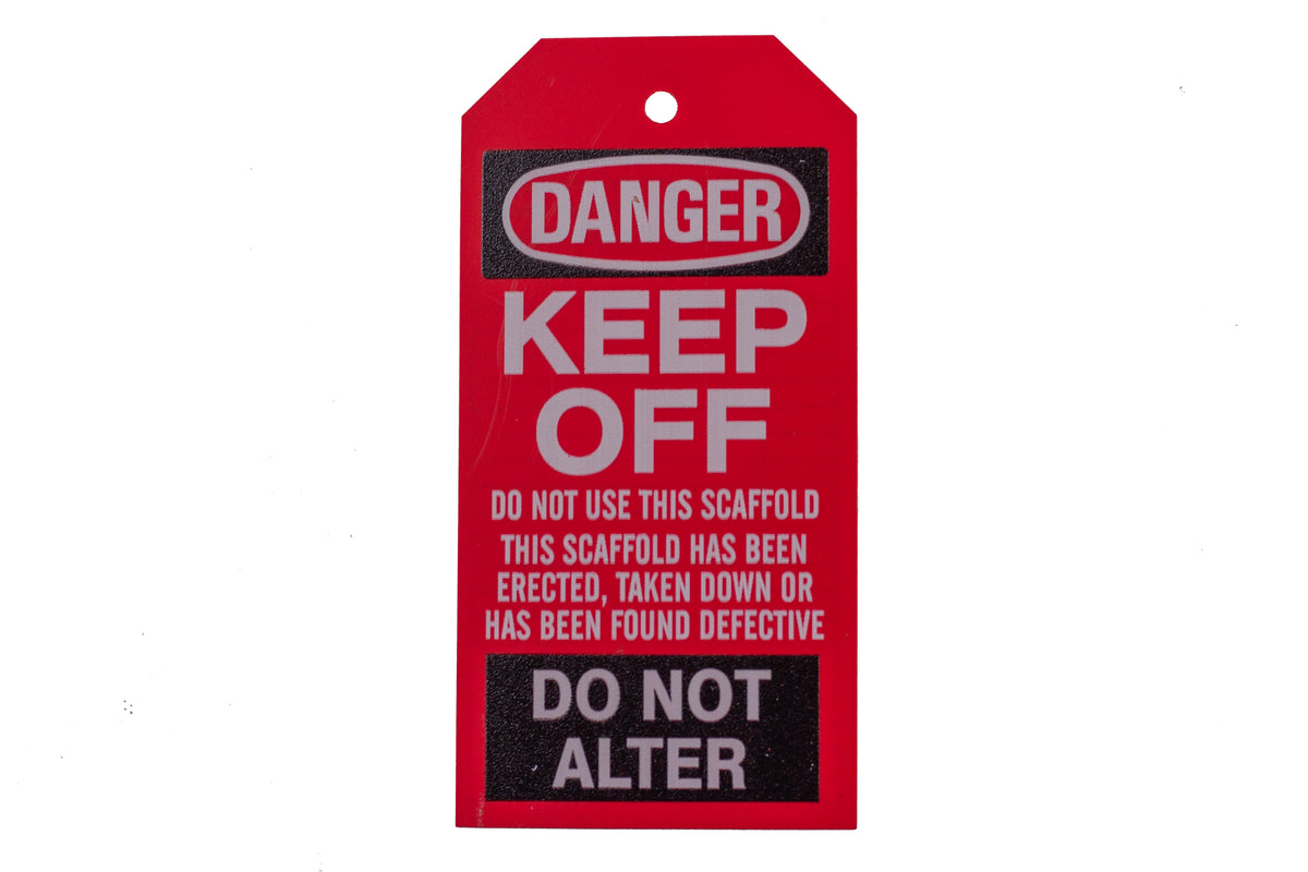 Scaffold Tags, Red