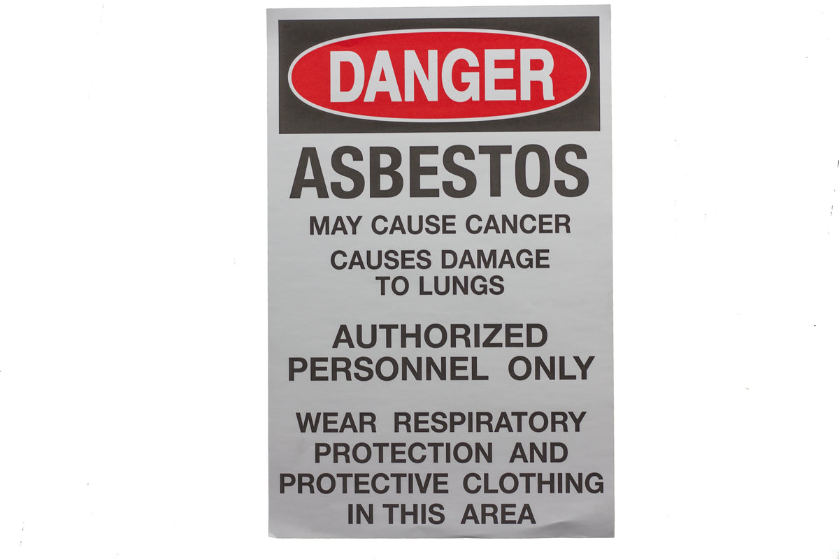 Asbestos Danger Sign