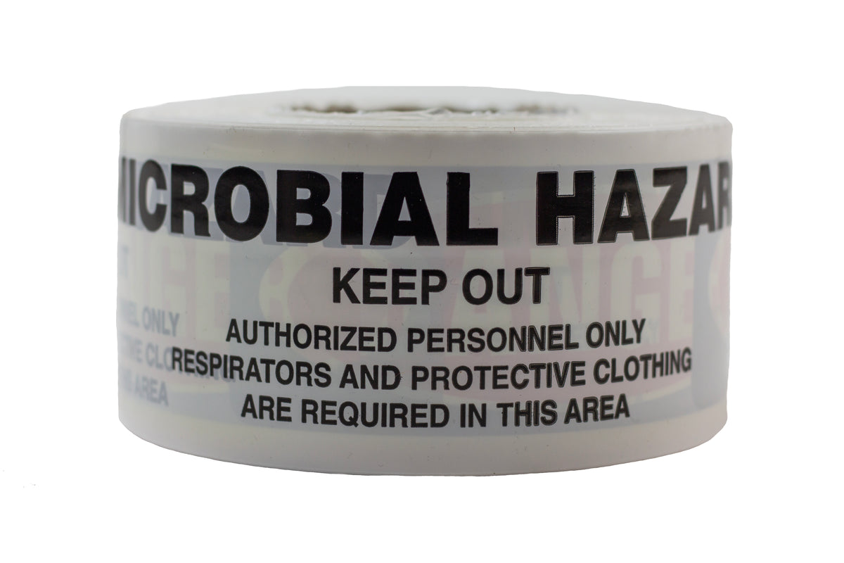 Danger Microbial Hazard Barrier Tape