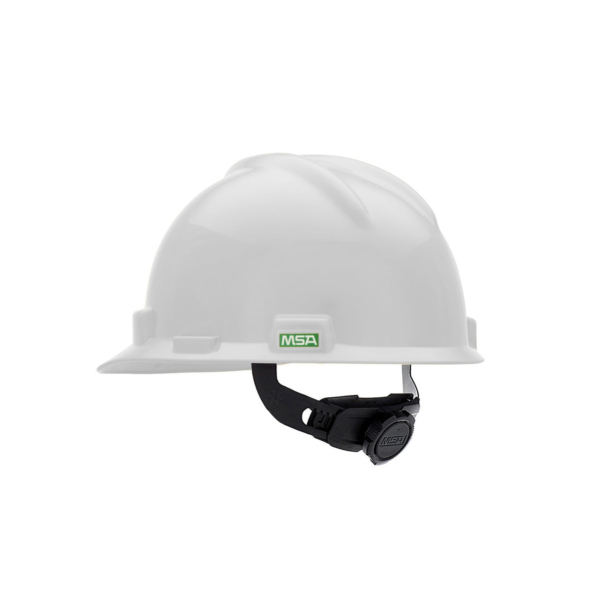 MSA V-Guard Hard Hat with Fas-Trac Suspension, White