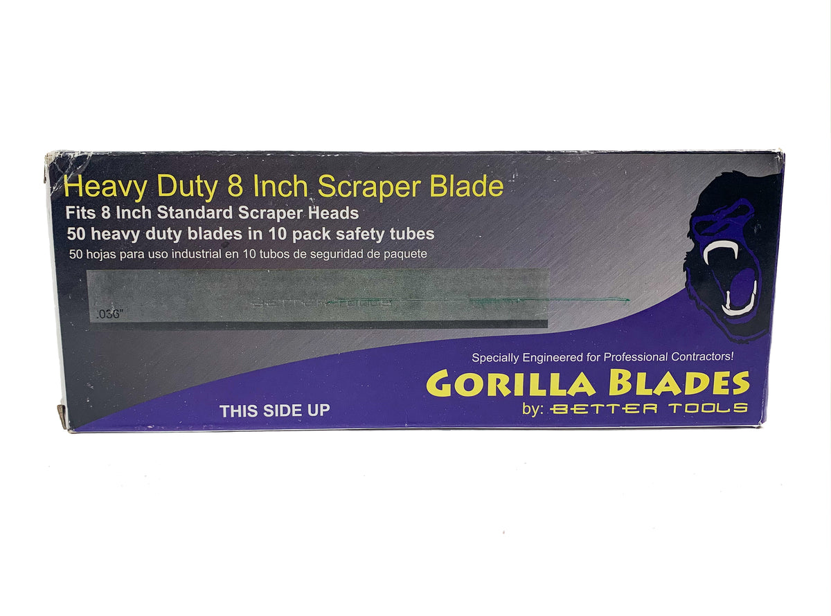 Heavy Duty 8 Inch Razor Scraper Blades