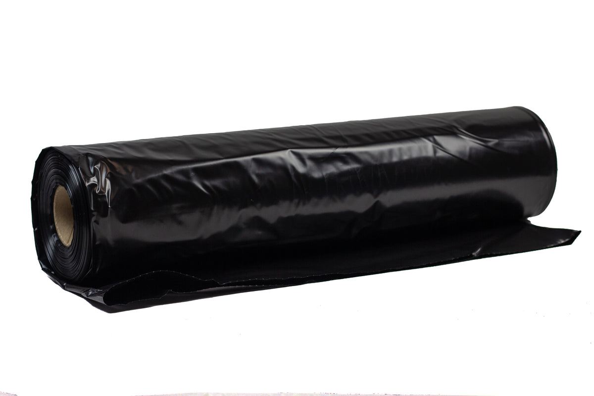 36 x 60 Black, Labeled Trash Bags, 4 Mil