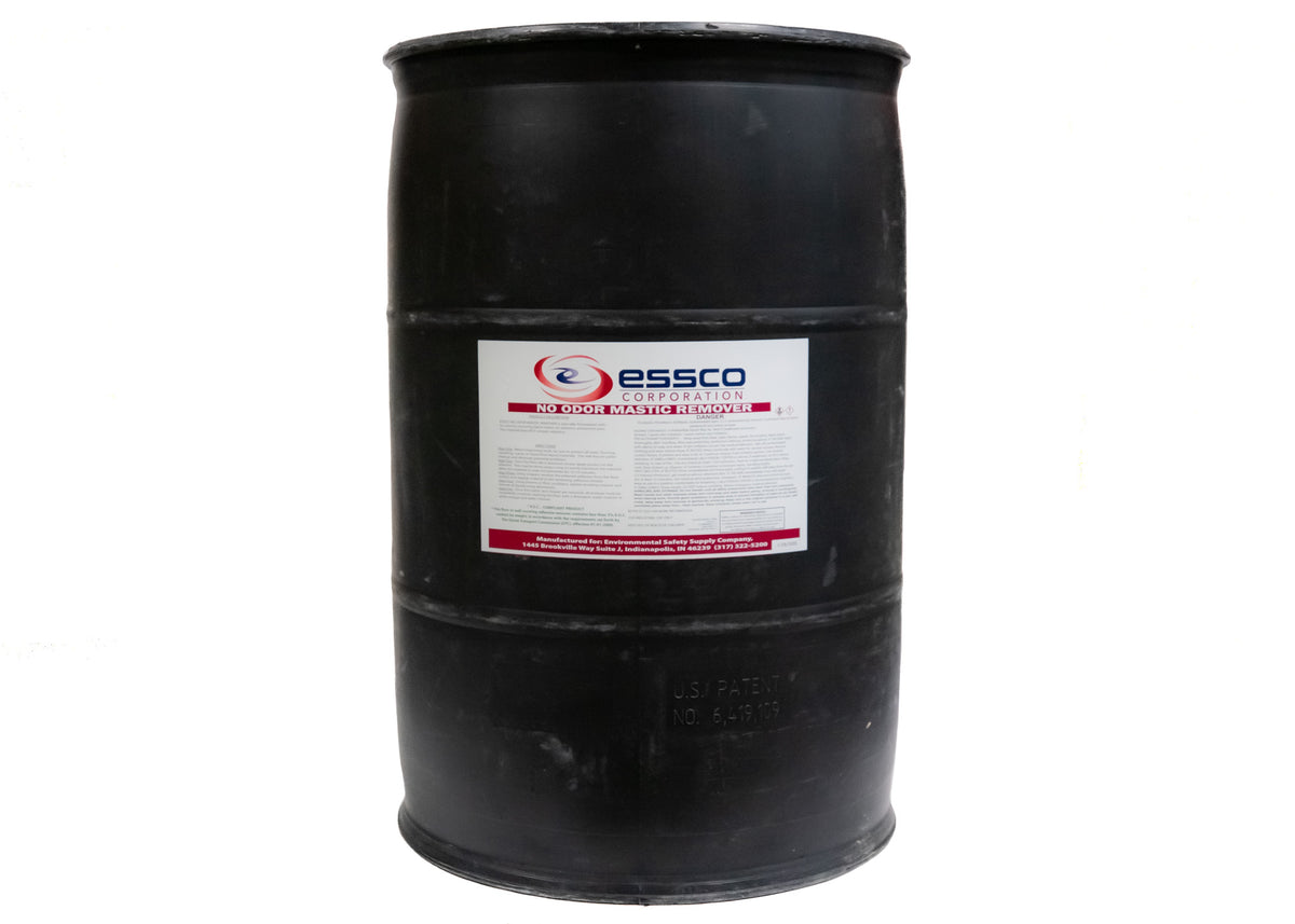 Essco No Odor Black Cut Back Adhesive Remover, Per Drum