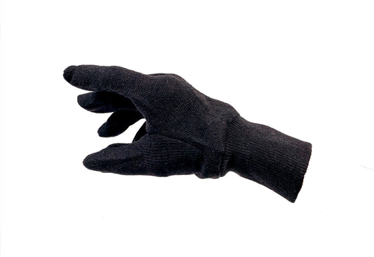 Standard Poly/Cotton Brown Jersey Gloves