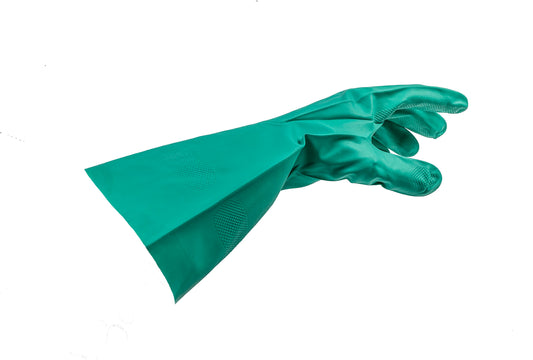 Standard Flock Line Nitrile Gloves, 15 Mil.