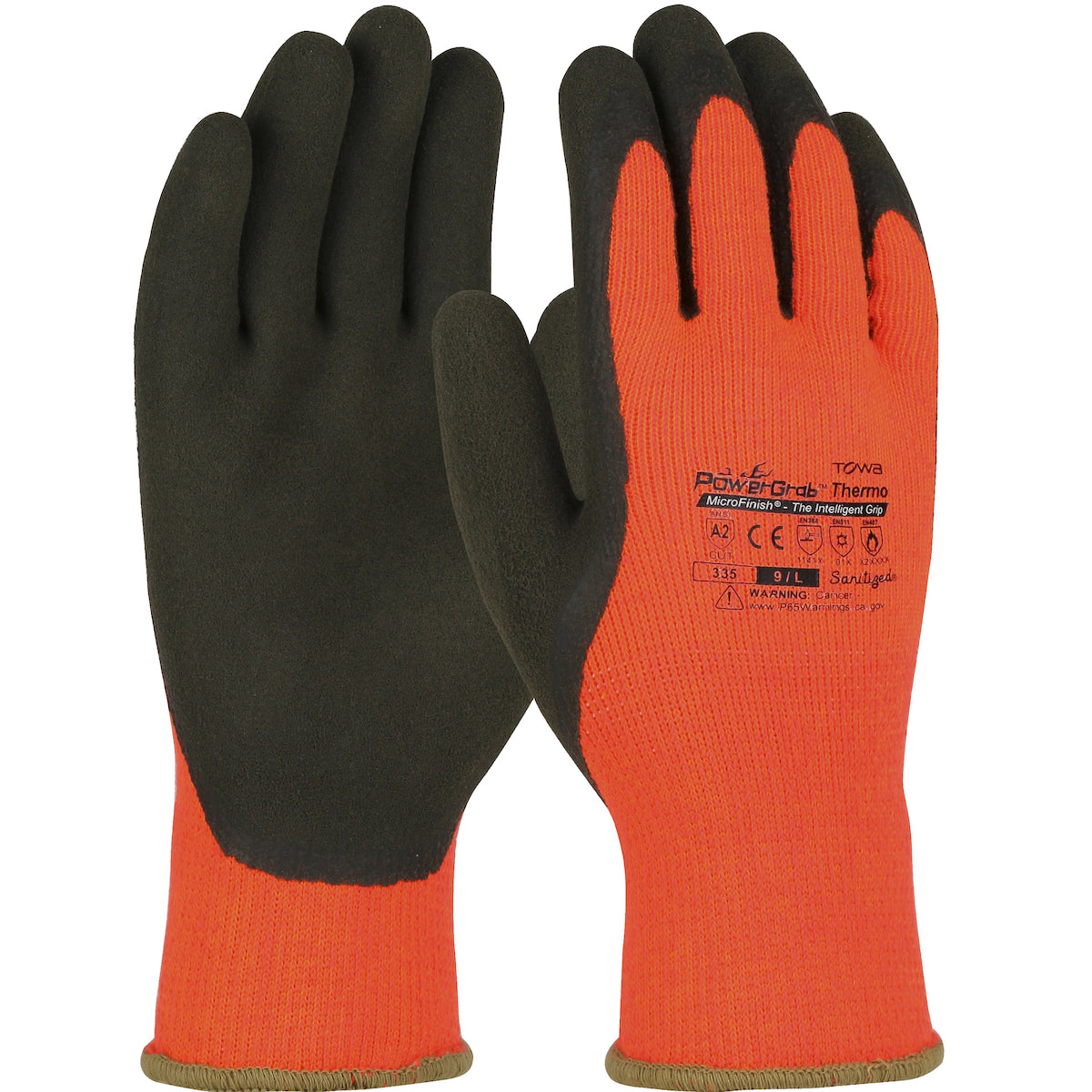 PowerGrab™ Thermo Hi-Vis Acrylic Terry Glove, Per Dozen