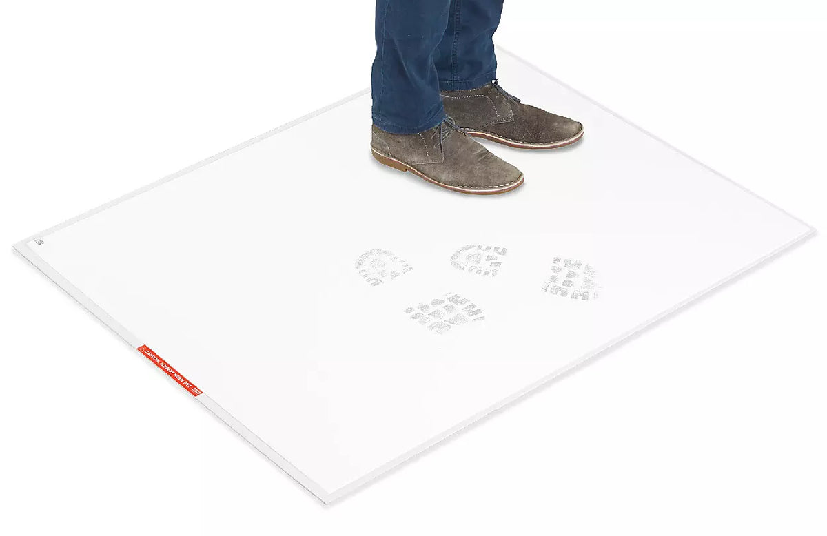 24" x 36" White Tacky Mats