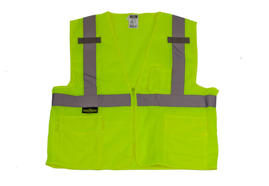 Mesh Hi-Viz Safety Vest, Green