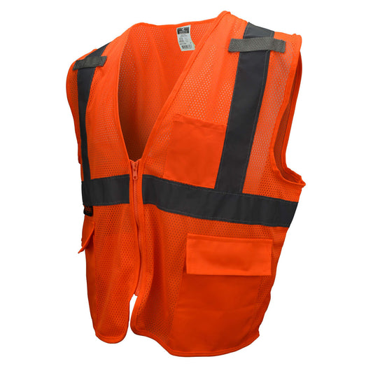Radians Surveyor Type R Class 2 Safety Vest, Orange