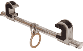 FallTech 7530 14" Trailing Beam Anchor with Dual-clamp Adjustment