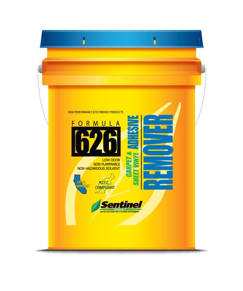 Sentinel 626 Carpet & Sheet Vinyl Adhesive Remover, 5 Gallon