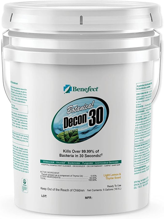 Benefect Botanical Decon 30, 5 Gal. Pail