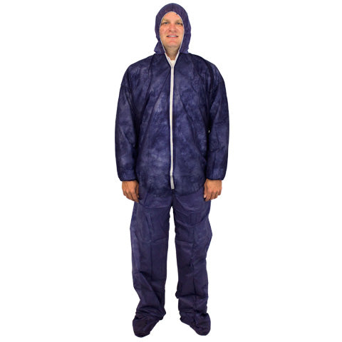 Poly Pro Suit With Hood & Boot, Blue 3XL