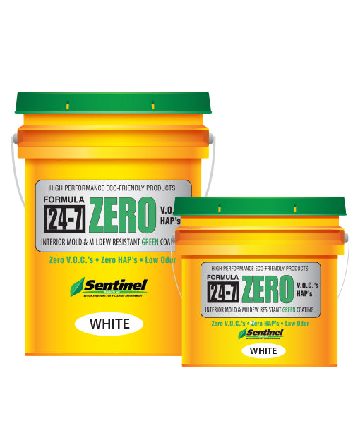 Sentinel 24-7 Zero Interior Coating, White, 5 Gal