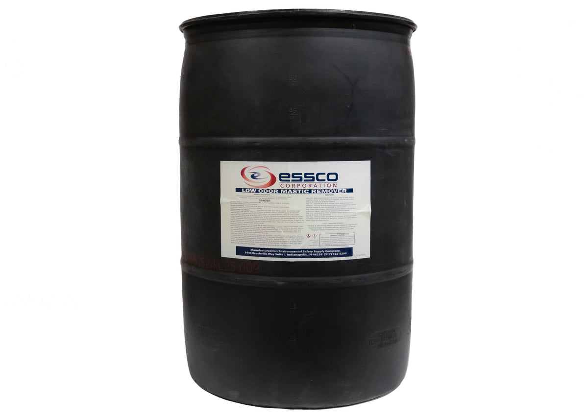 Essco Low Odor Black Cut Back Mastic Remover, Per Drum