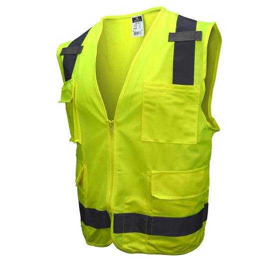 Radians SV7 Surveyor Type R Class 2 Safety Vest, Green