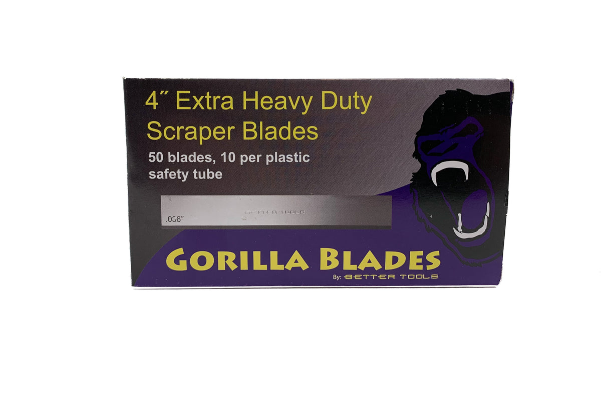 Heavy Duty 4 inch Razor Scraper Blades