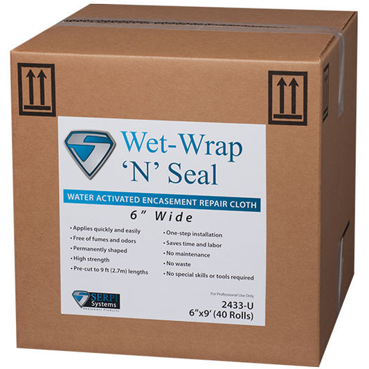 6" x 9' Wet-Wrap N Seal, 40/Case
