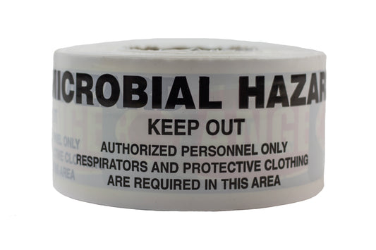 Danger Microbial Hazard Barrier Tape