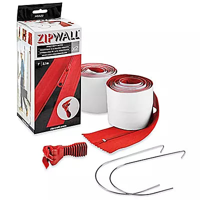 ZipWall 7' Heavy Duty Zippers, 2 Pack