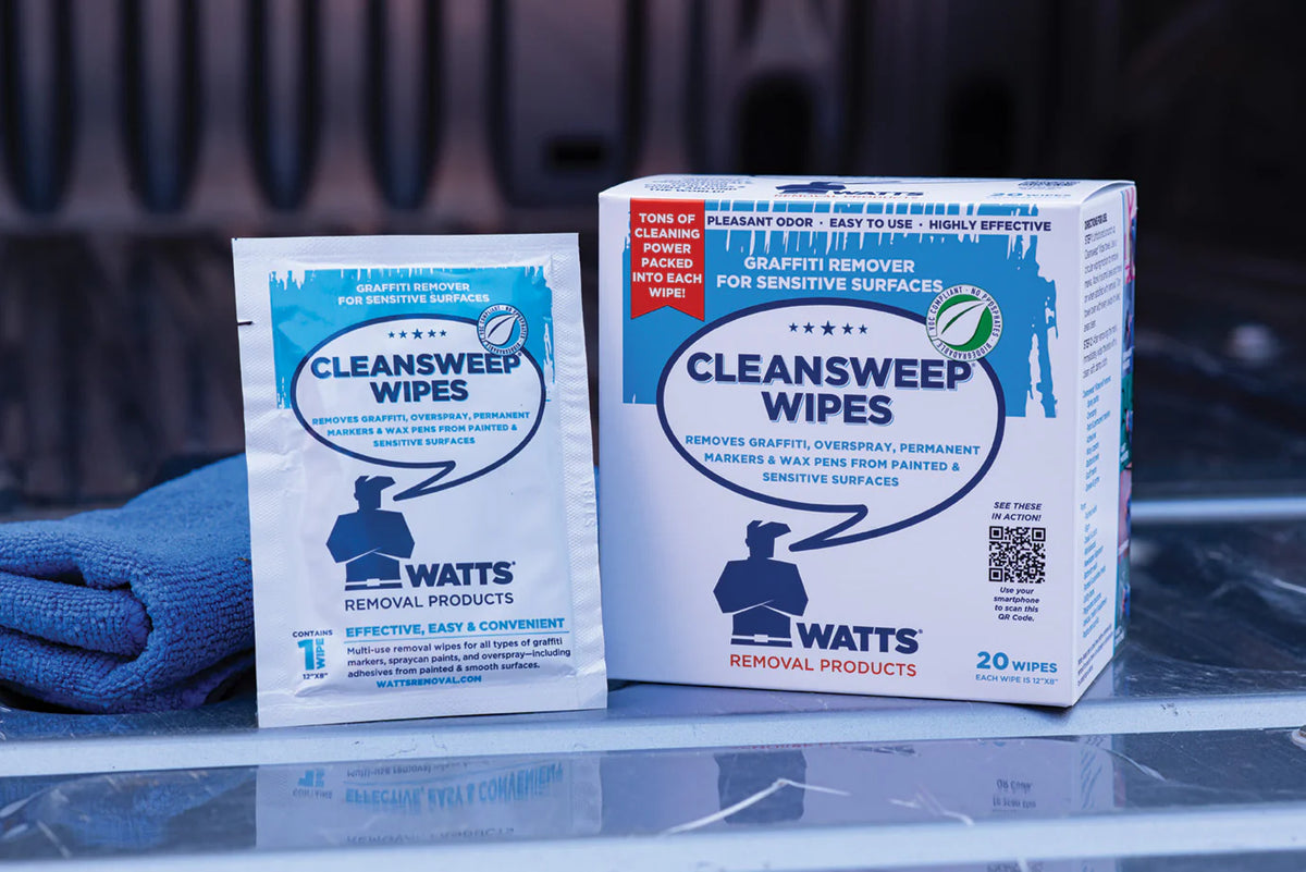 CLEANSWEEP® Adhesive, Ink & Wax Removal Wipes, 20/Box