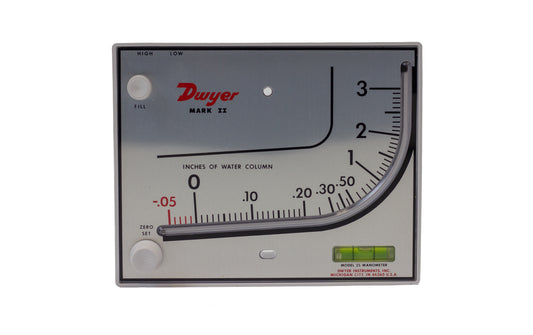 Dwyer Series Mark II Molded Plastic Manometer