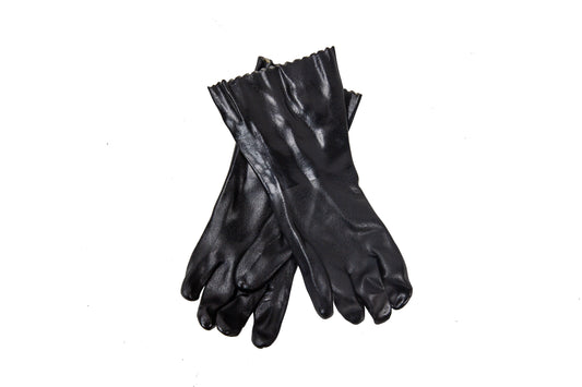 14" PVC Gloves, Rough Grip