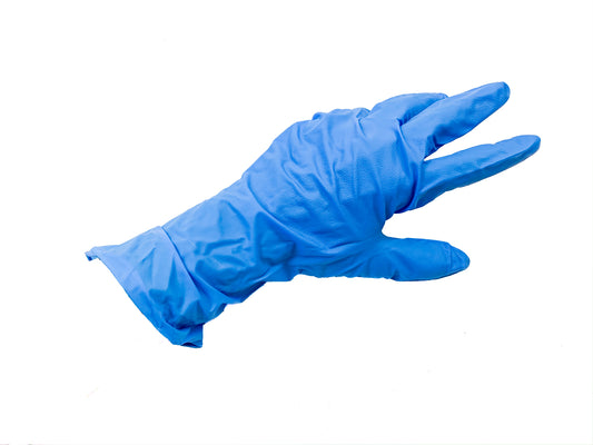 High Risk 8 Mil. Industrial Grade, Powder Free Nitrile Gloves