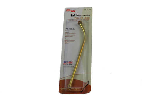 12" Brass Wand
