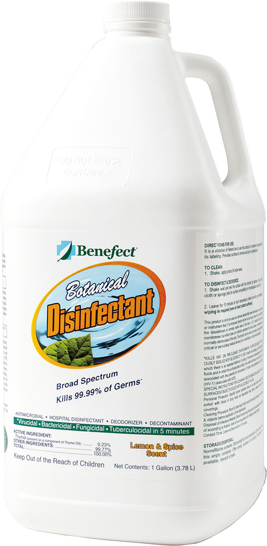 Benefect Botanical Disinfectant - Per Gallon